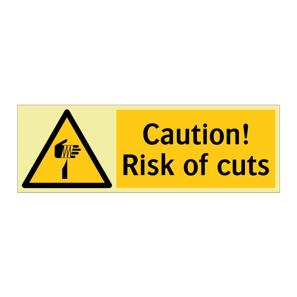 Caution! Risk of cuts