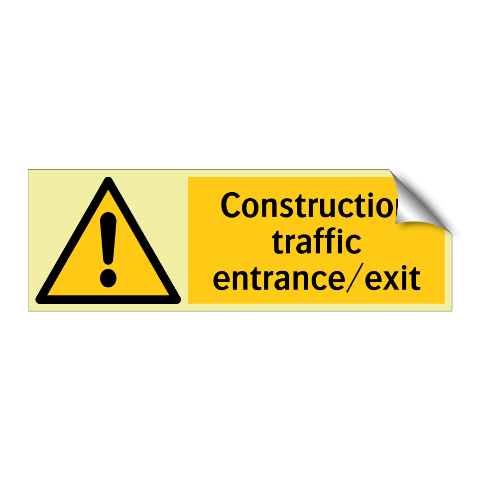 Construction traffic entrance/exit