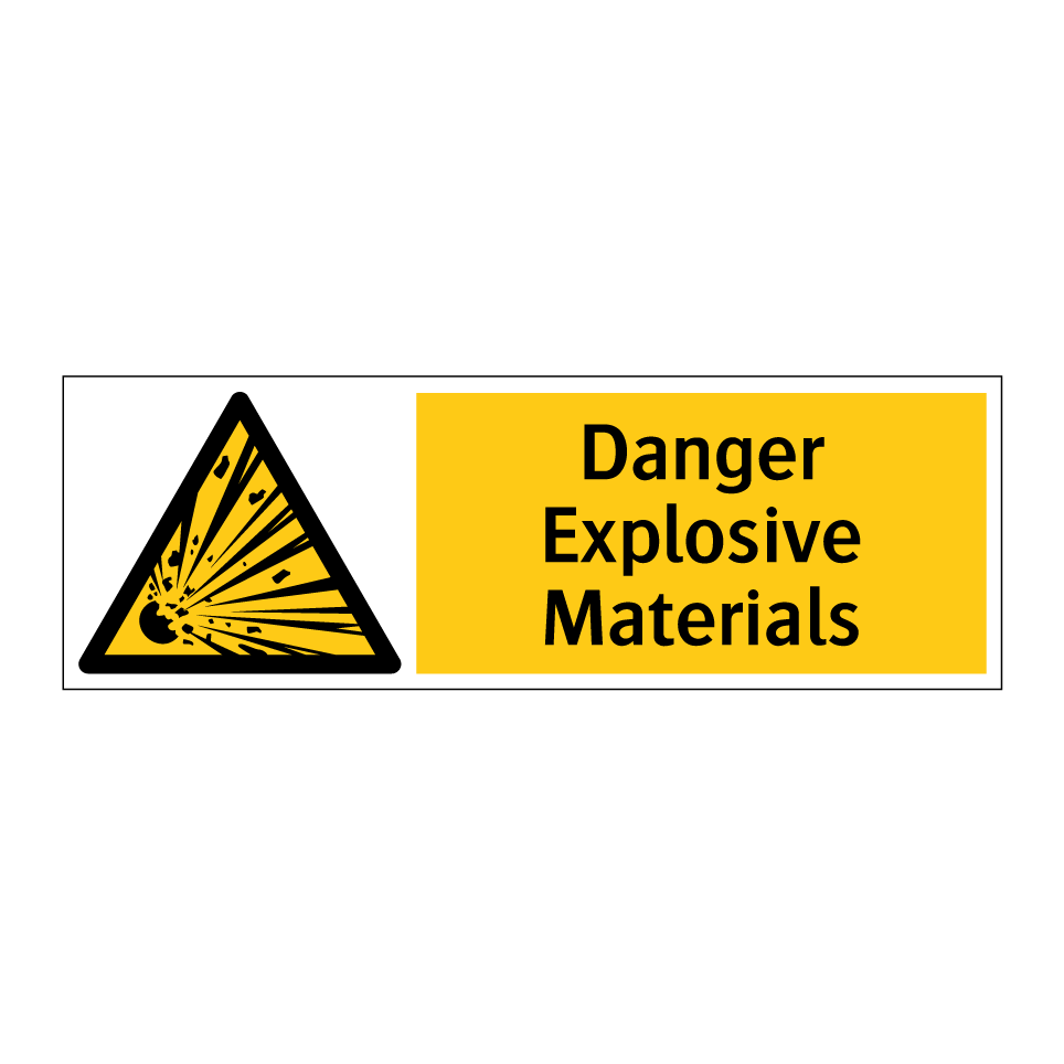 Danger Explosive Materials