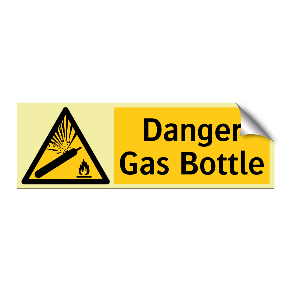 Danger Gas Bottle