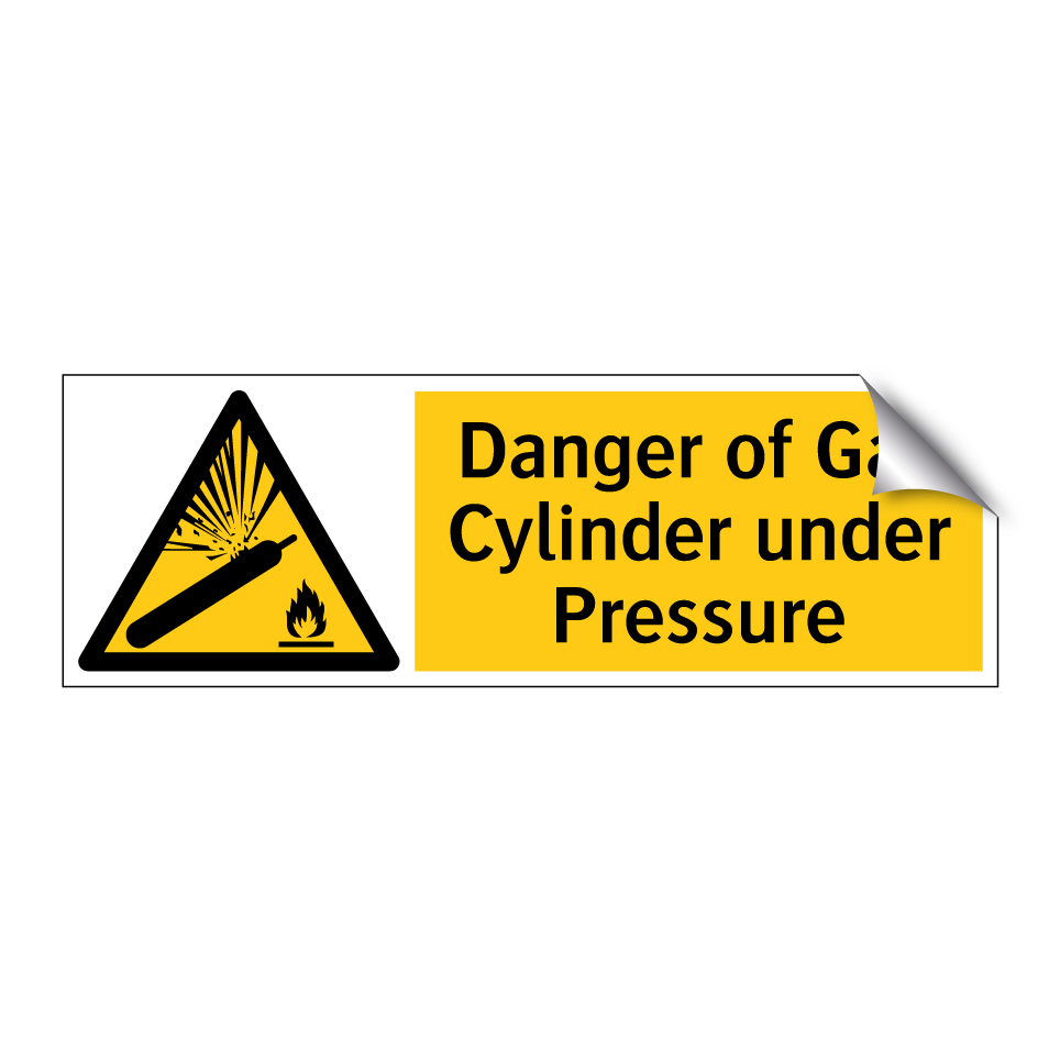 Danger of Gas Cylinder under Pressure