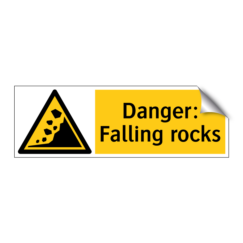 Danger: Falling rocks
