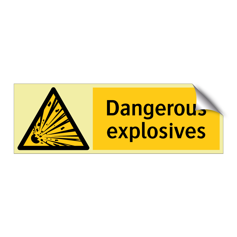 Dangerous explosives