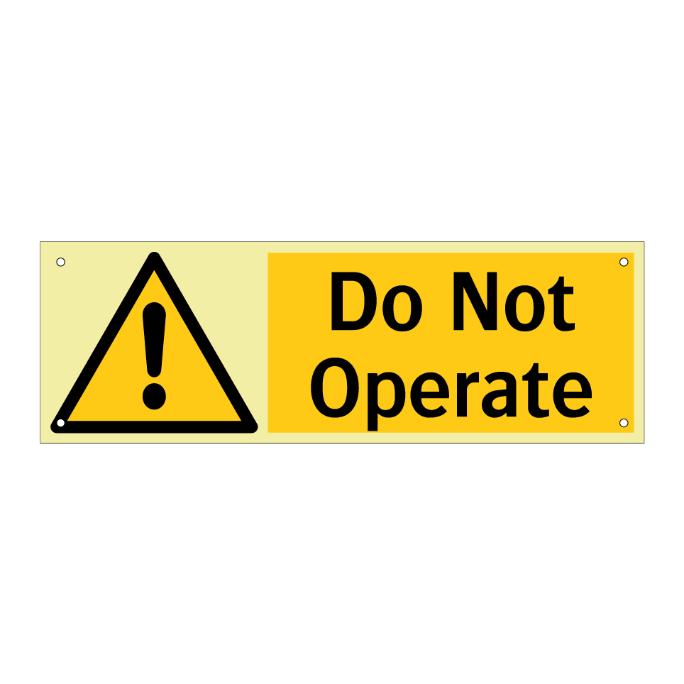 Do Not Operate