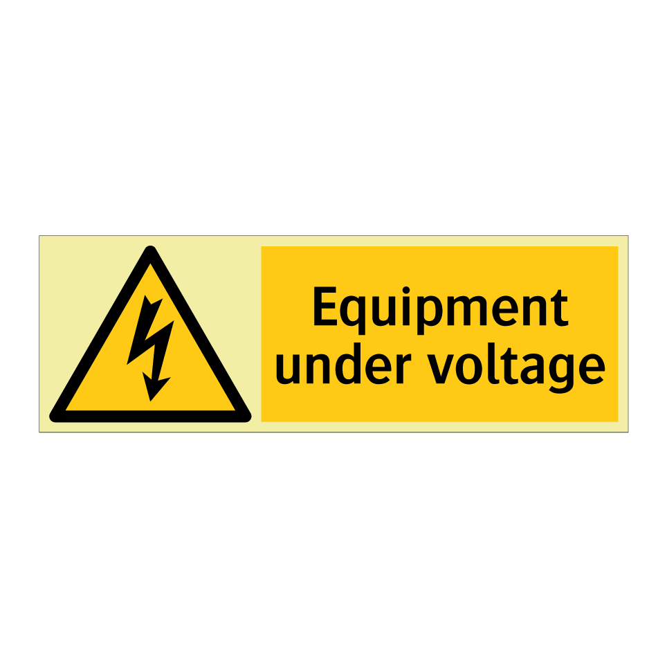 Equipment under voltage