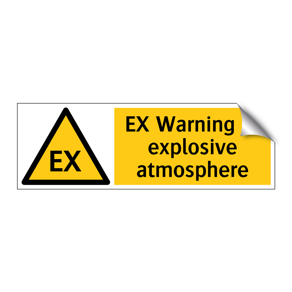EX Warning of explosive atmosphere