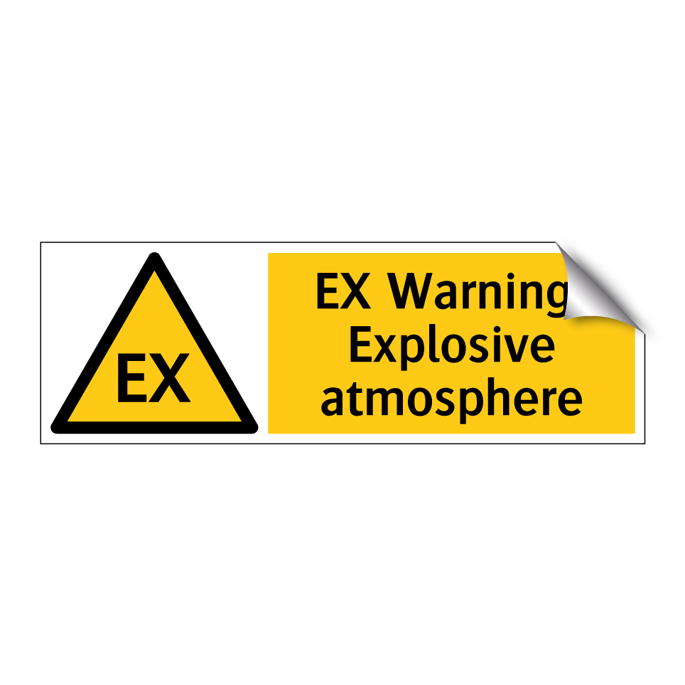 EX Warning: Explosive atmosphere