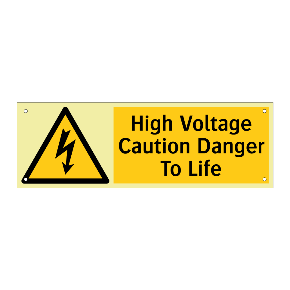 High Voltage Caution Danger To Life