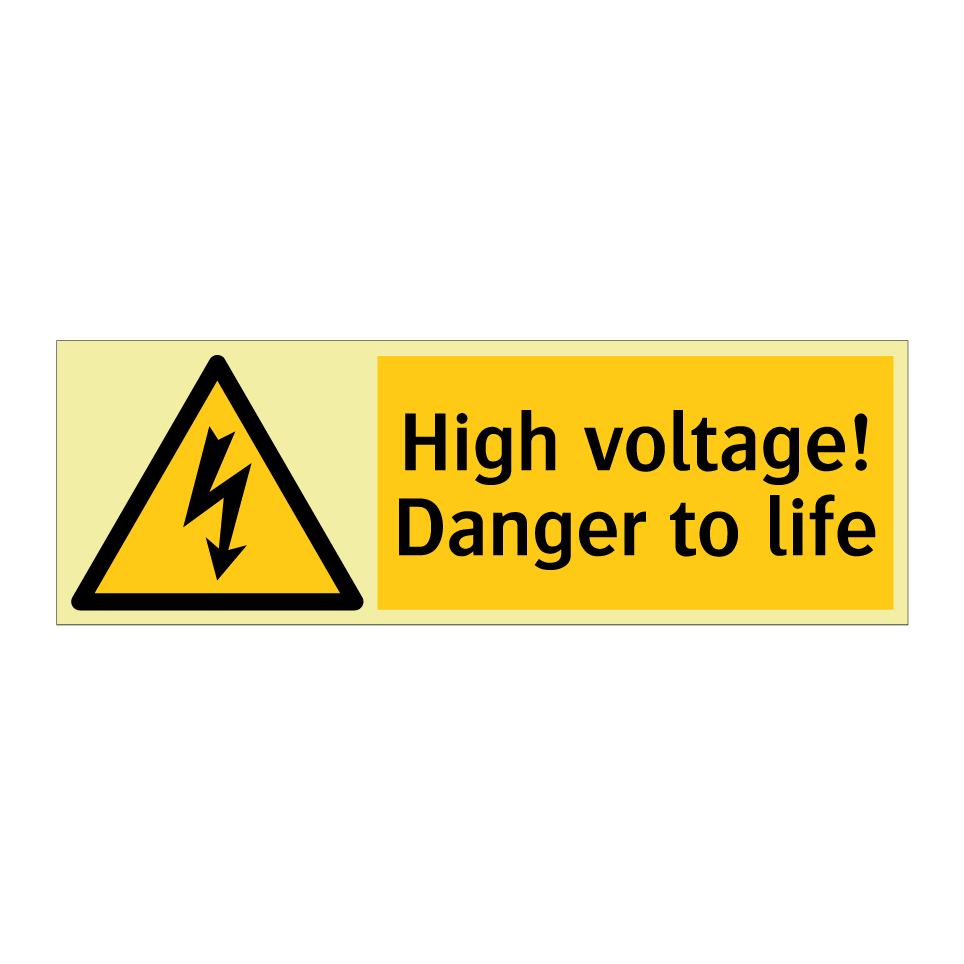 High voltage! Danger to life