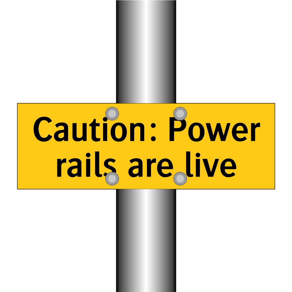Caution: Power rails are live