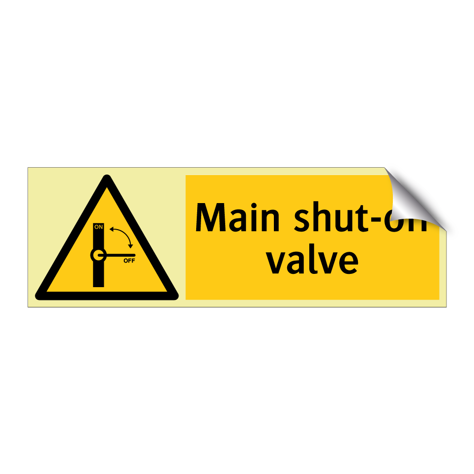 Main shut-off valve