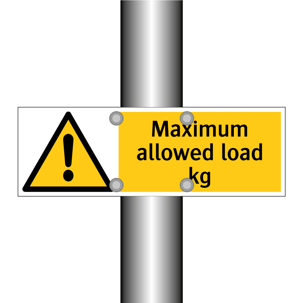 Maximum allowed load kg
