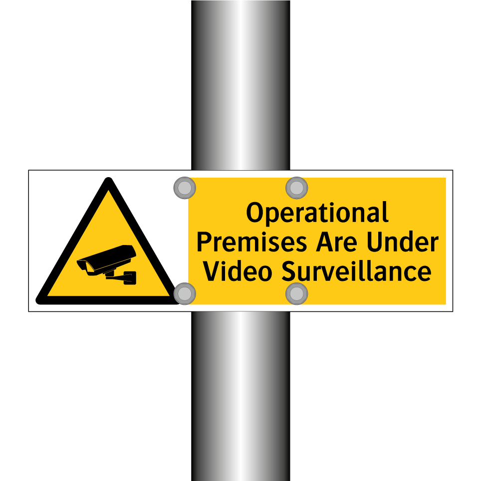 Operational Premises Are Under Video Surveillance