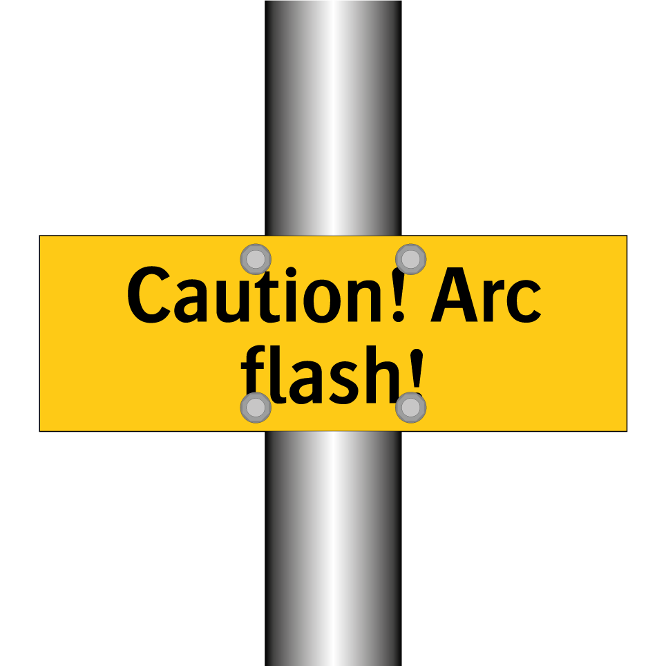 Caution! Arc flash!