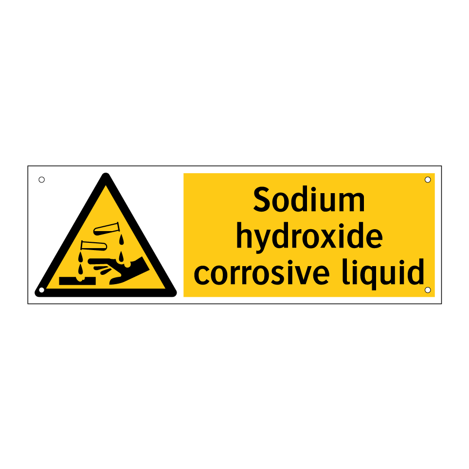 Sodium hydroxide corrosive liquid