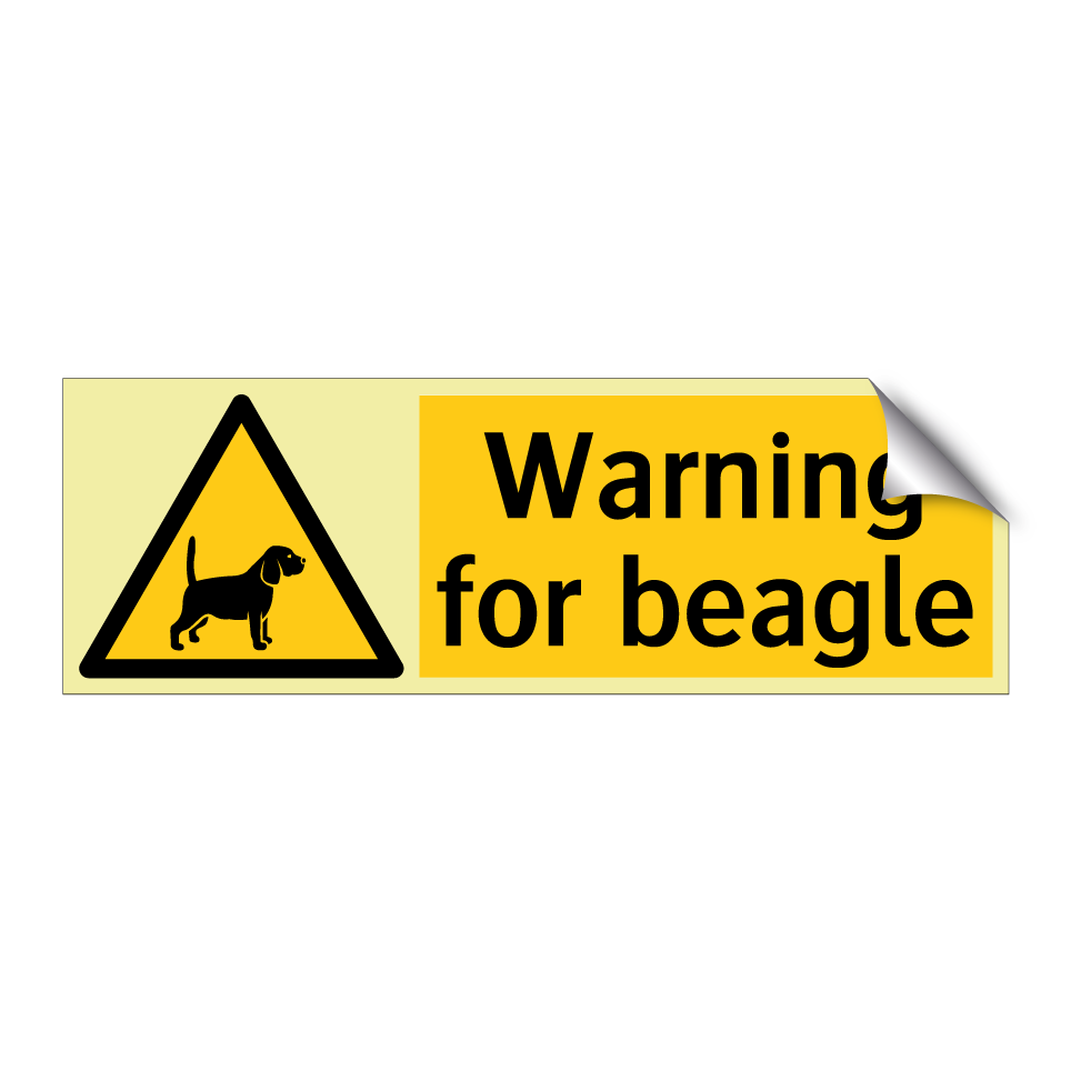 Warning for beagle