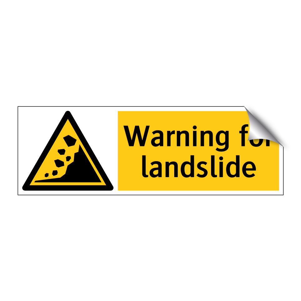 Warning for landslide