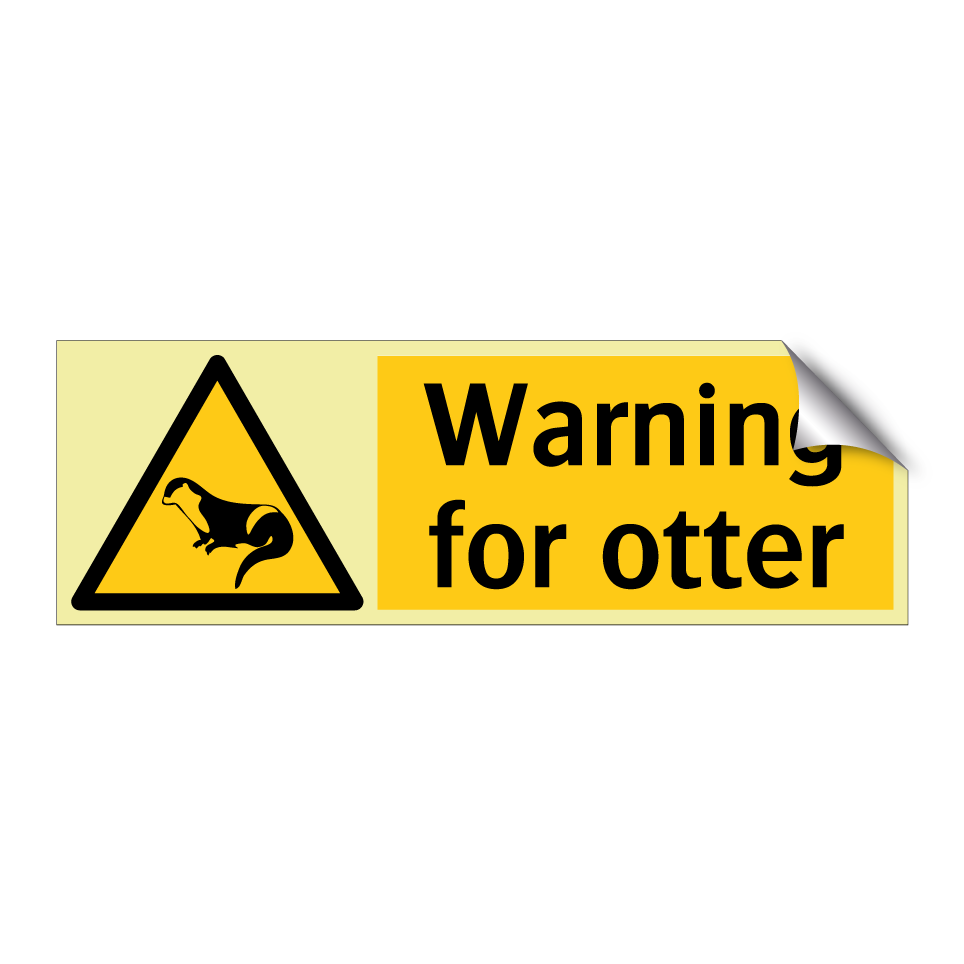 Warning for otter