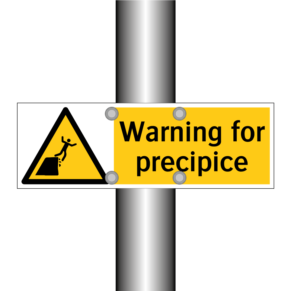 Warning for precipice