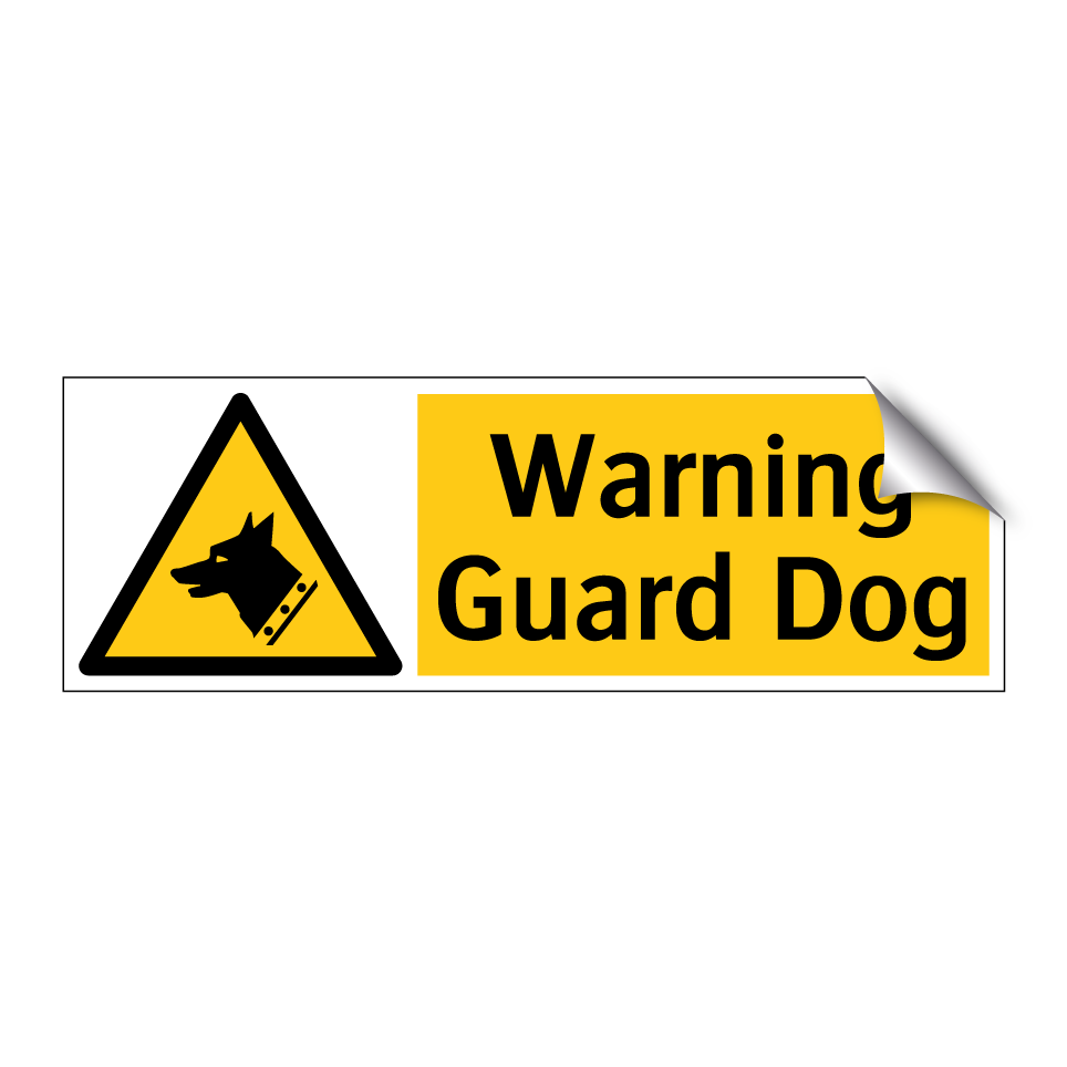 Warning Guard Dog