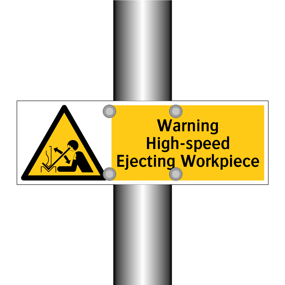 Warning High-speed Ejecting Workpiece