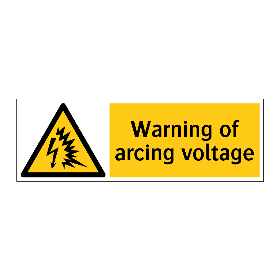 Warning of arcing voltage