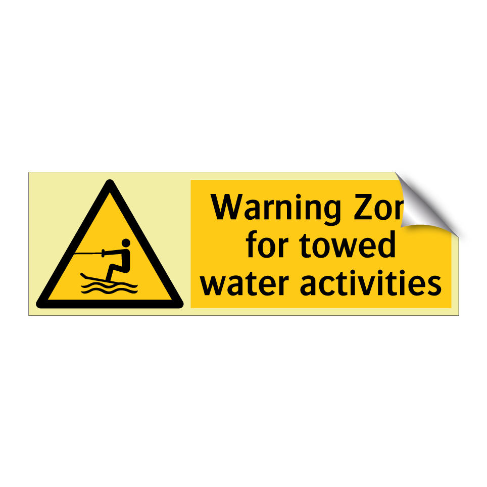 Warning Zone for towed water activities