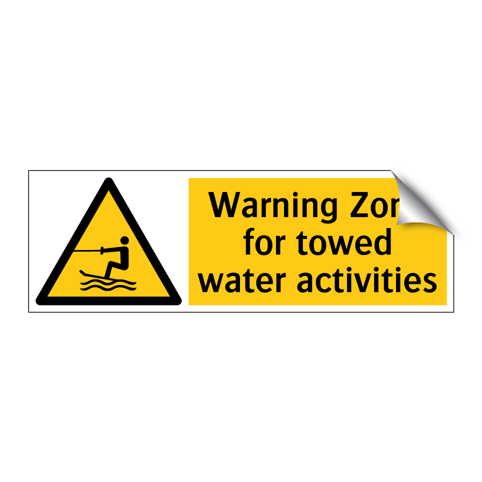 Warning Zone for towed water activities