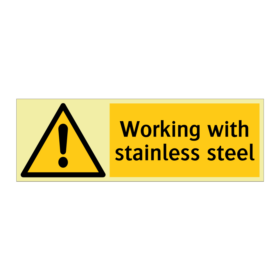 Working with stainless steel