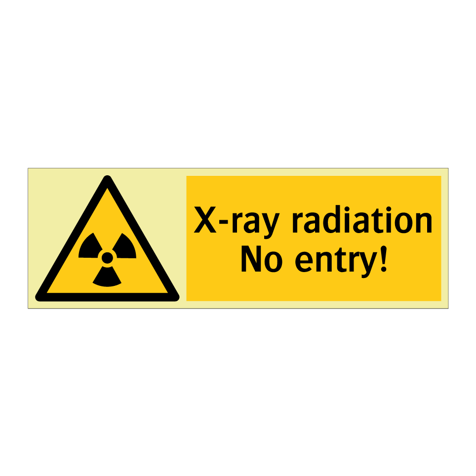 X-ray radiation No entry!