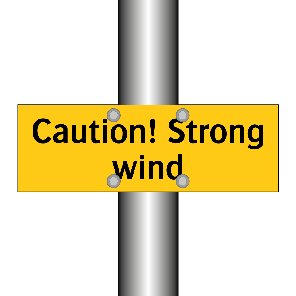 Caution! Strong wind