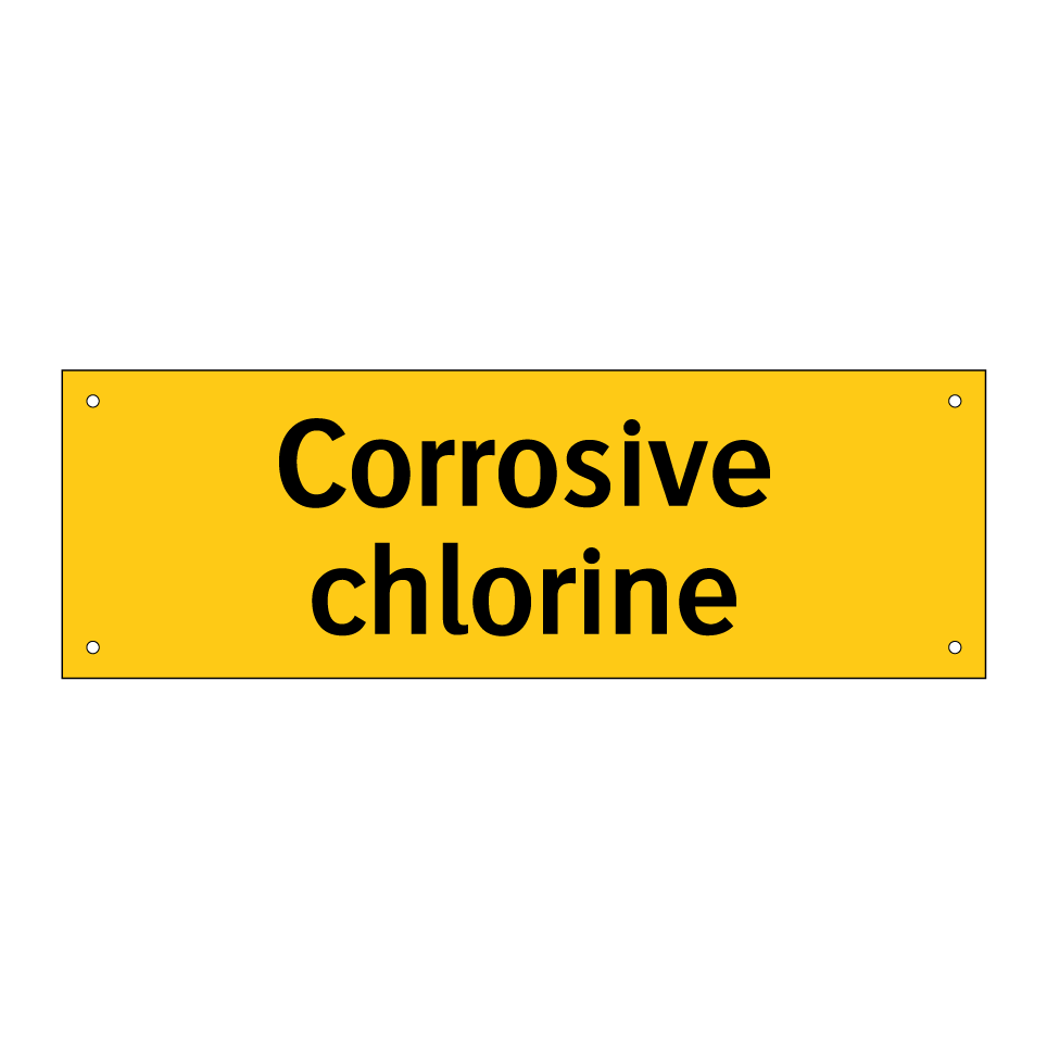 Corrosive chlorine