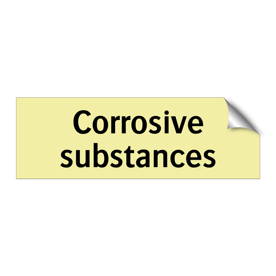Corrosive substances