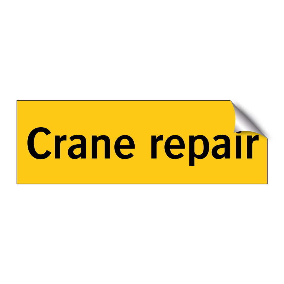 Crane repair