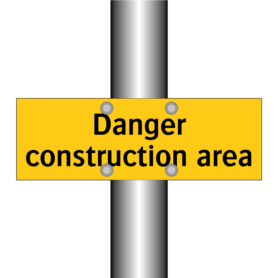 Danger construction area