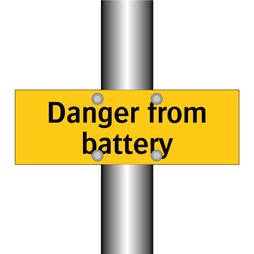 Danger from battery