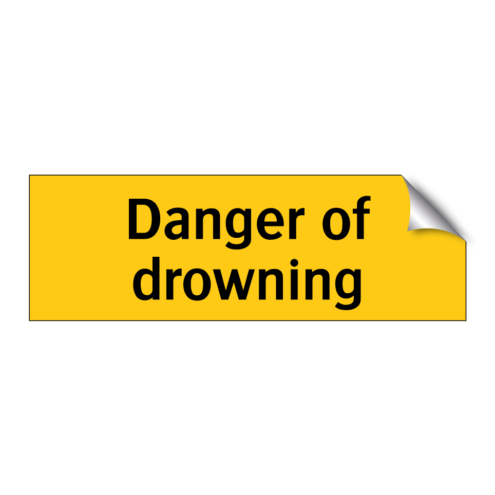 Danger of drowning