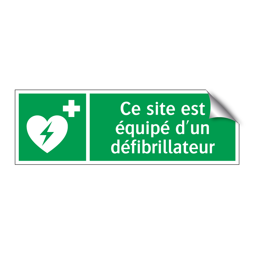 Ce site est équipé d'un défibrillateur