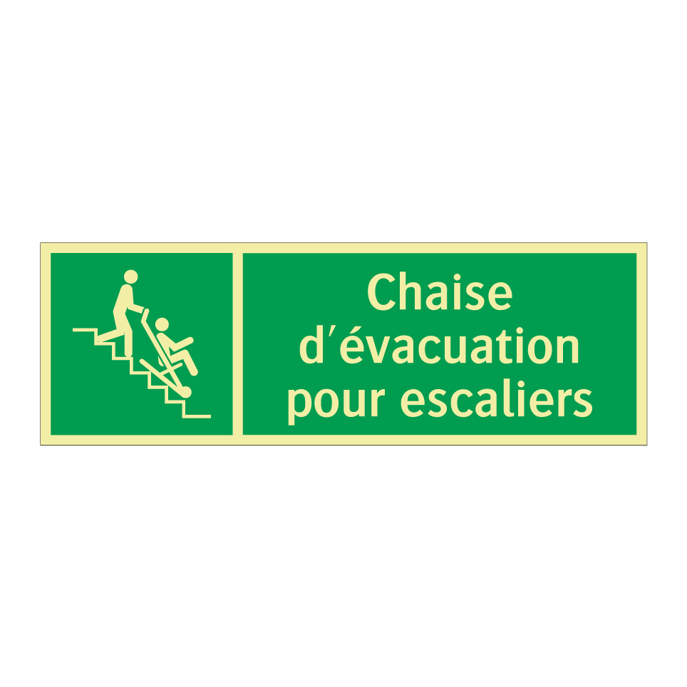 Chaise d'évacuation pour escaliers