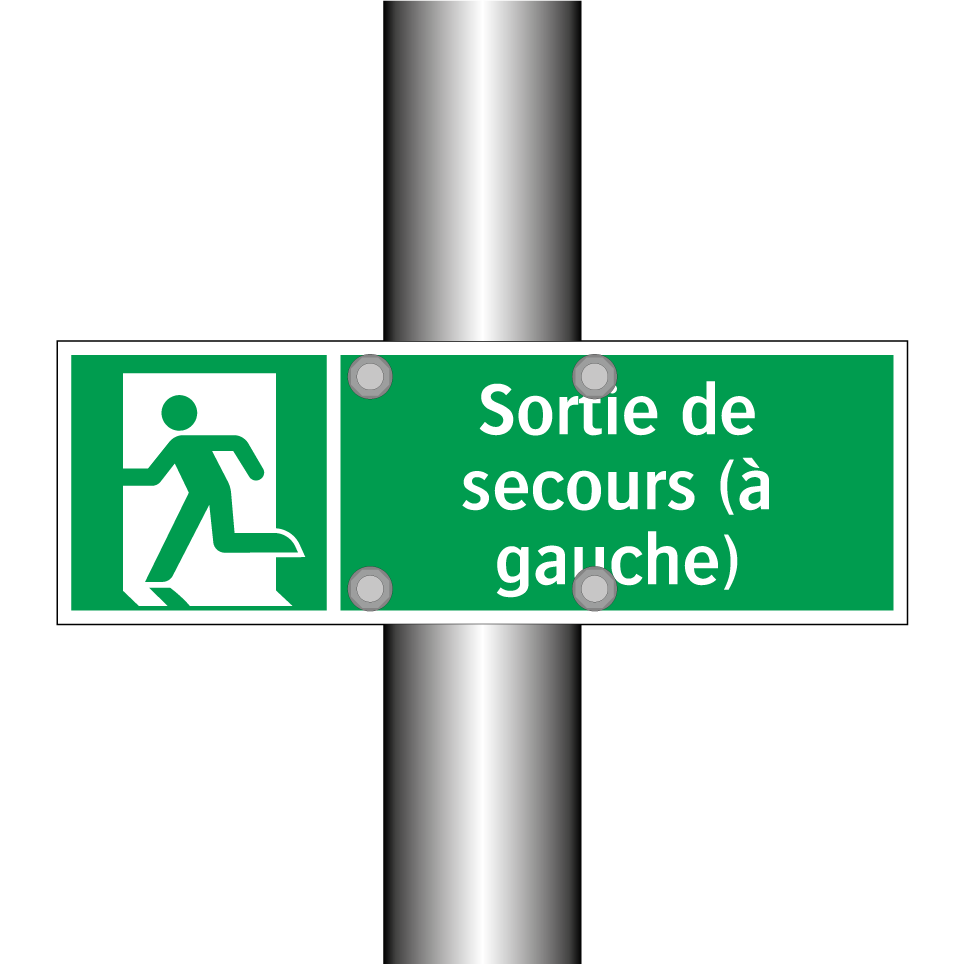Sortie de secours (à gauche)