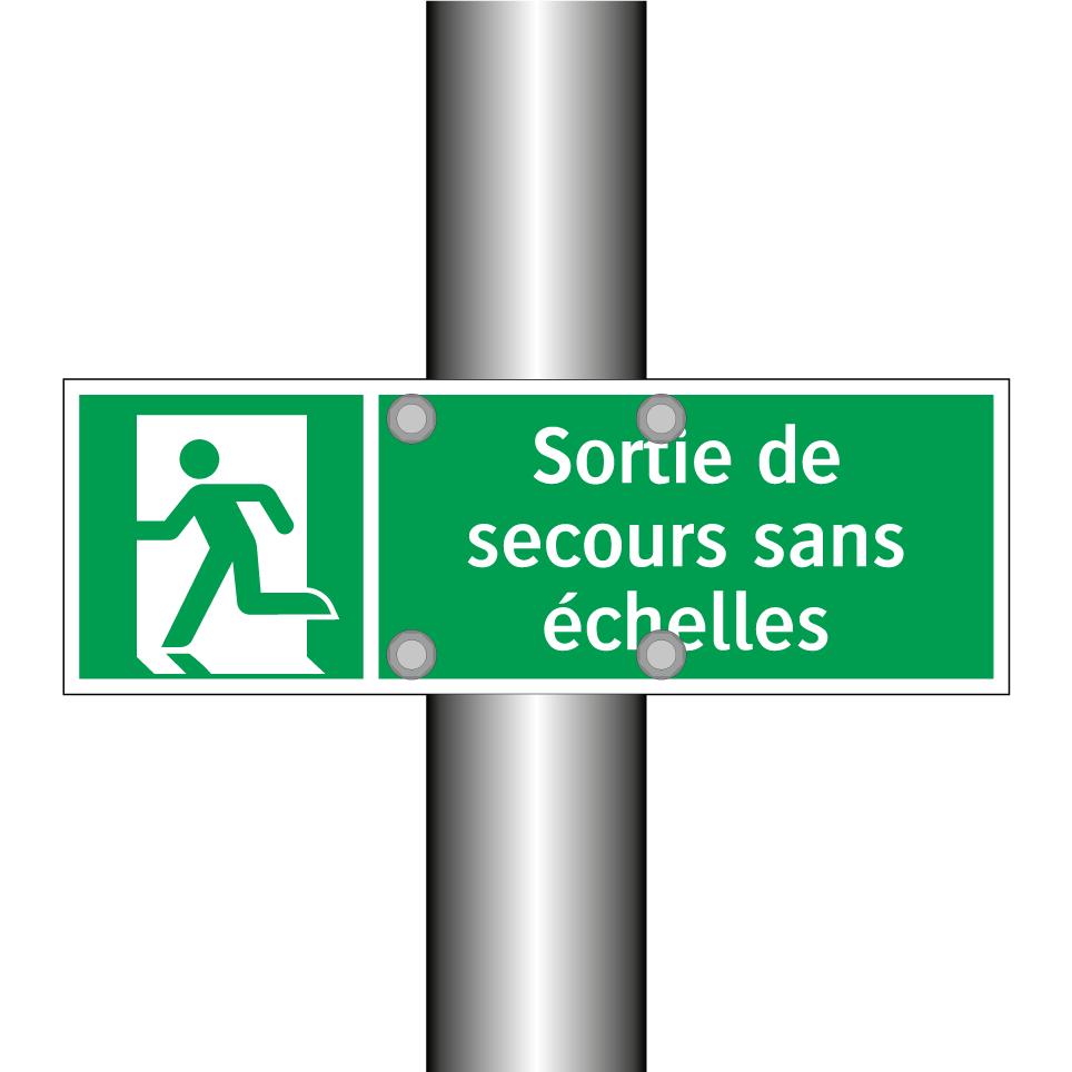 Sortie de secours sans échelles