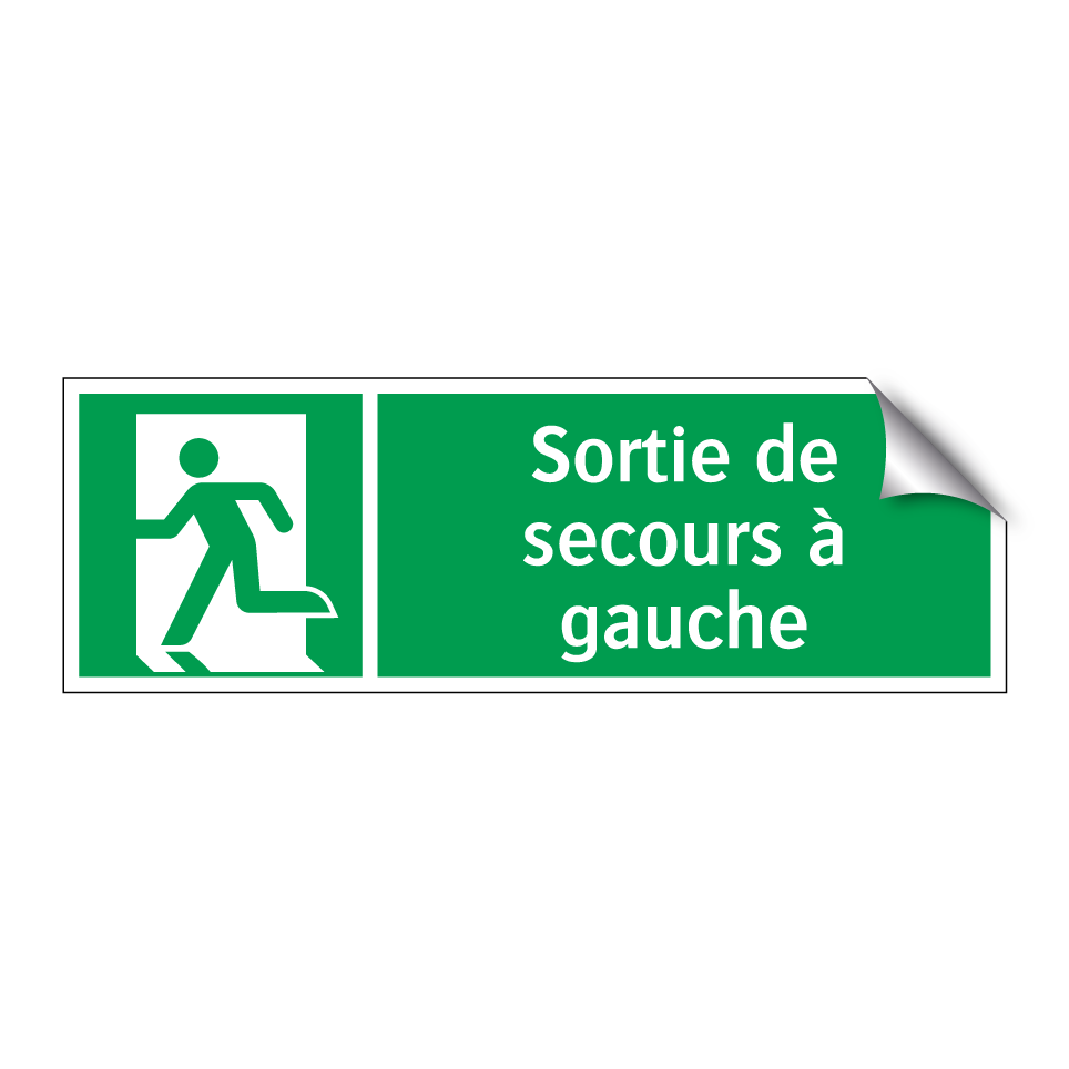 Sortie de secours à gauche