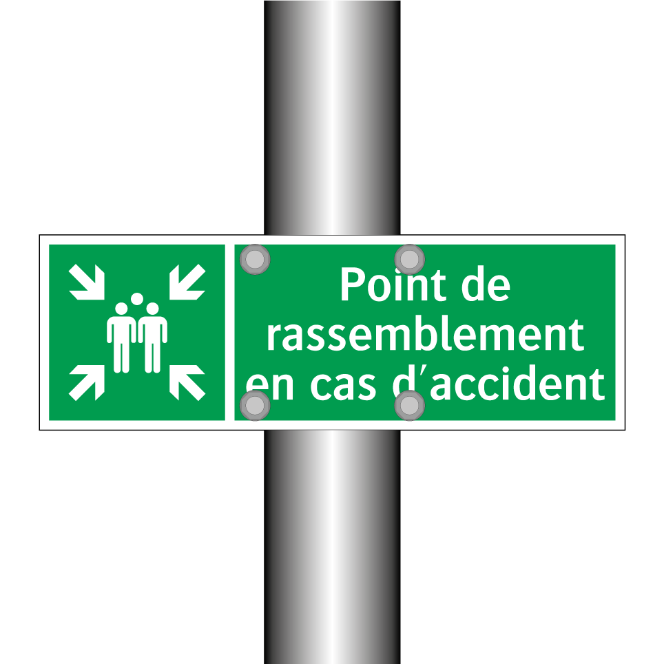 Point de rassemblement en cas d'accident