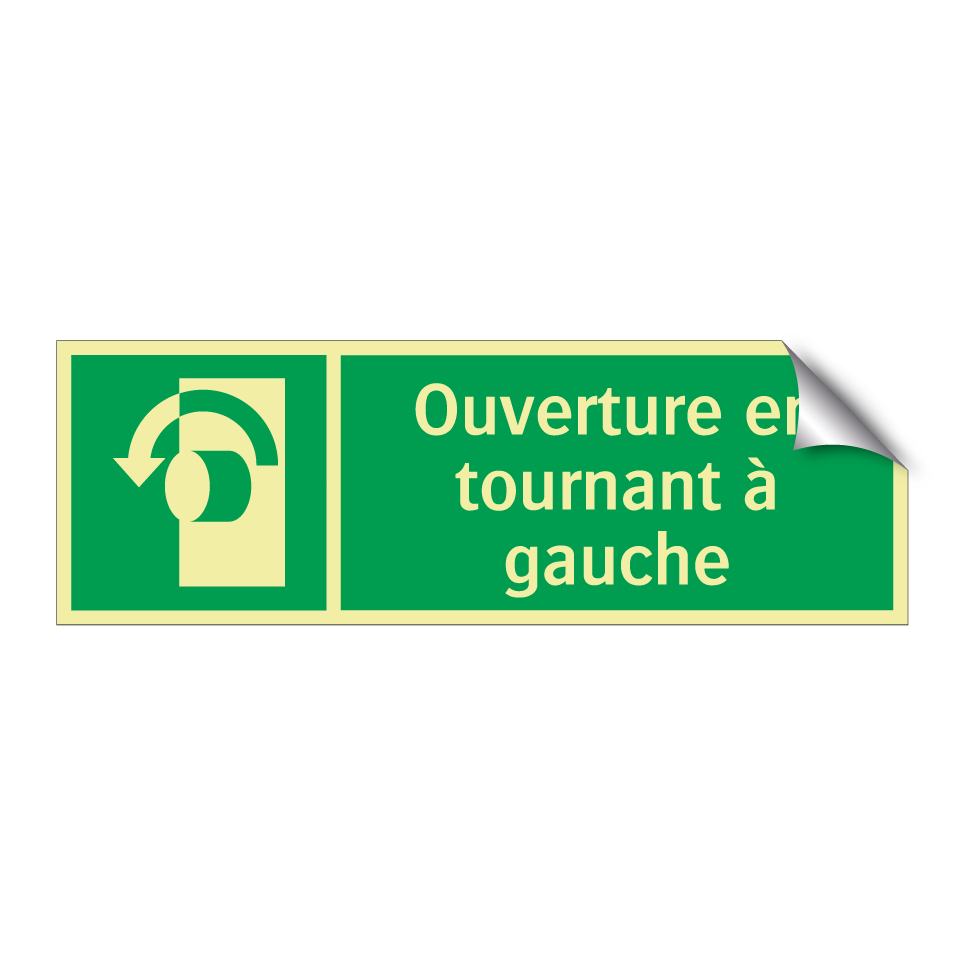 Ouverture en tournant à gauche