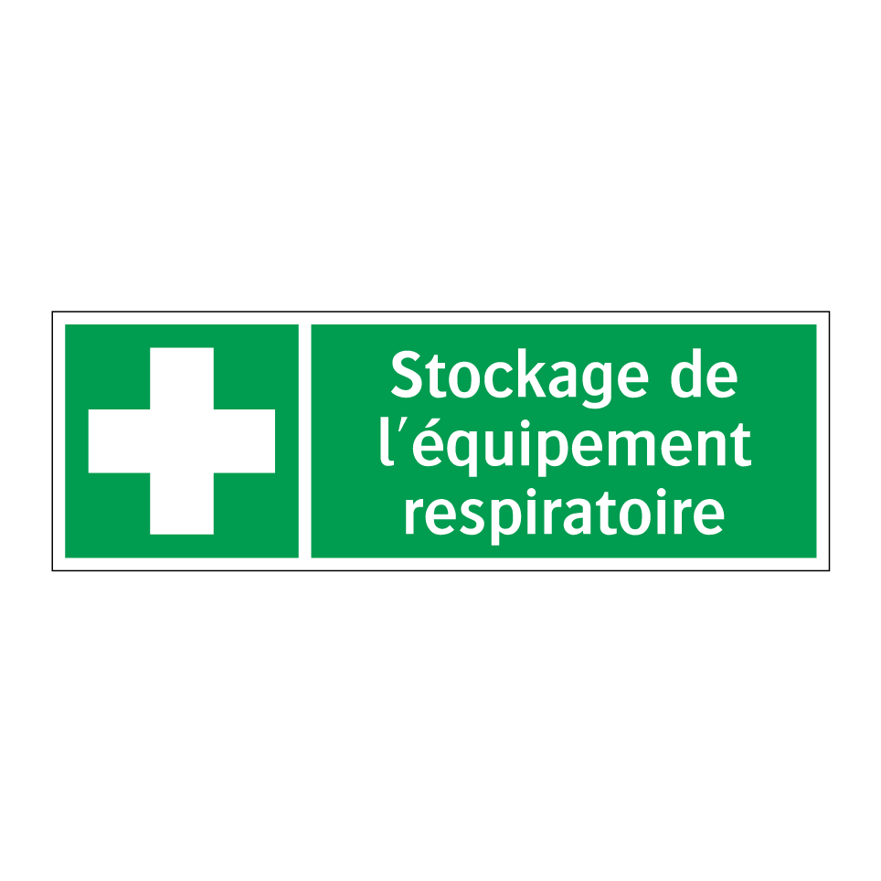 Stockage de l'équipement respiratoire