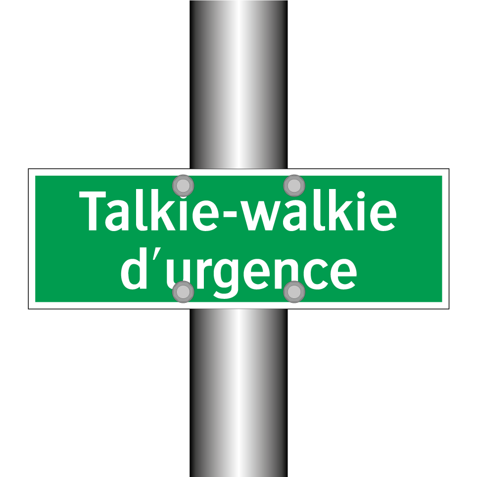 Talkie-walkie d'urgence