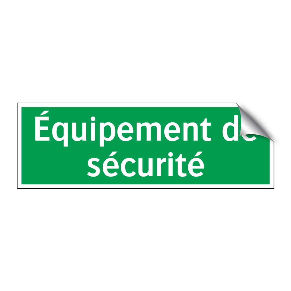 Équipement de sécurité