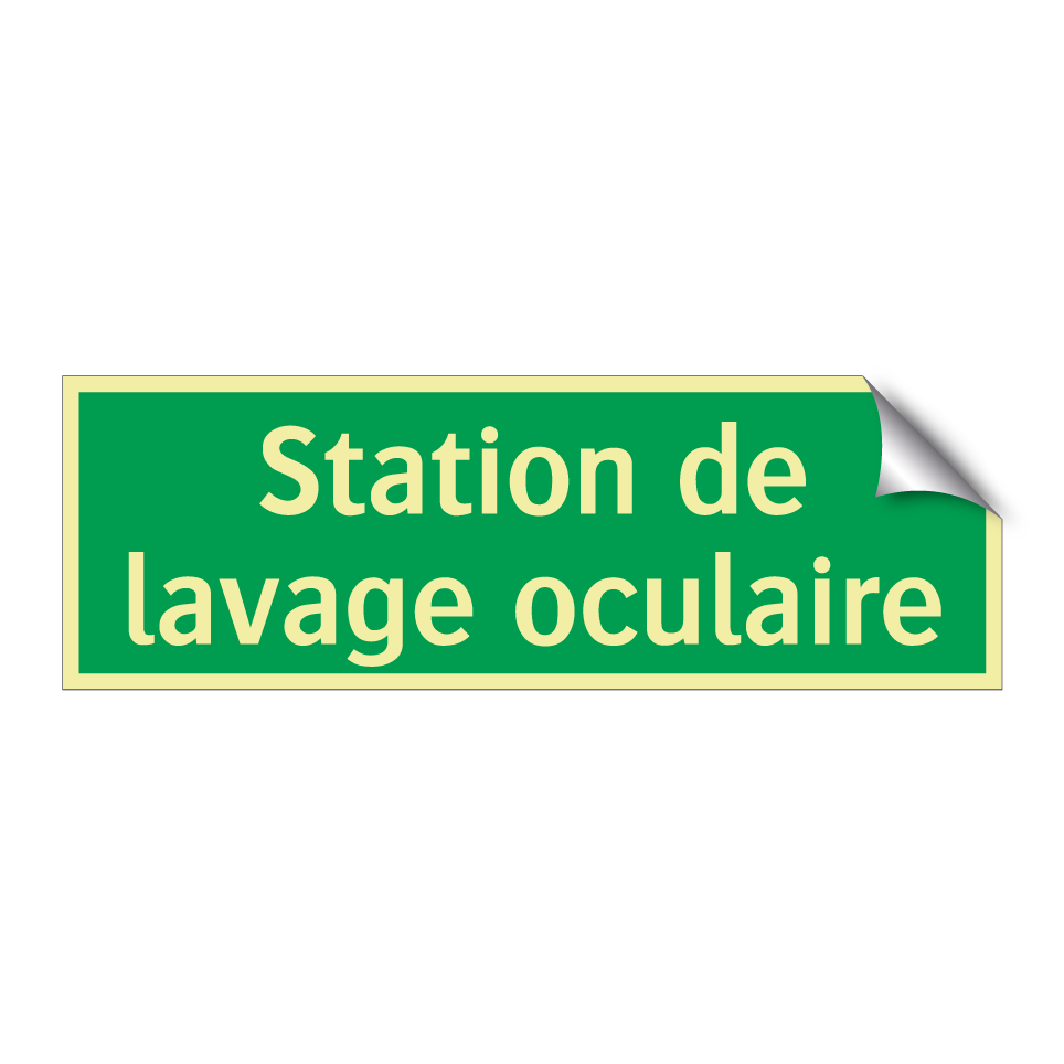 Station de lavage oculaire