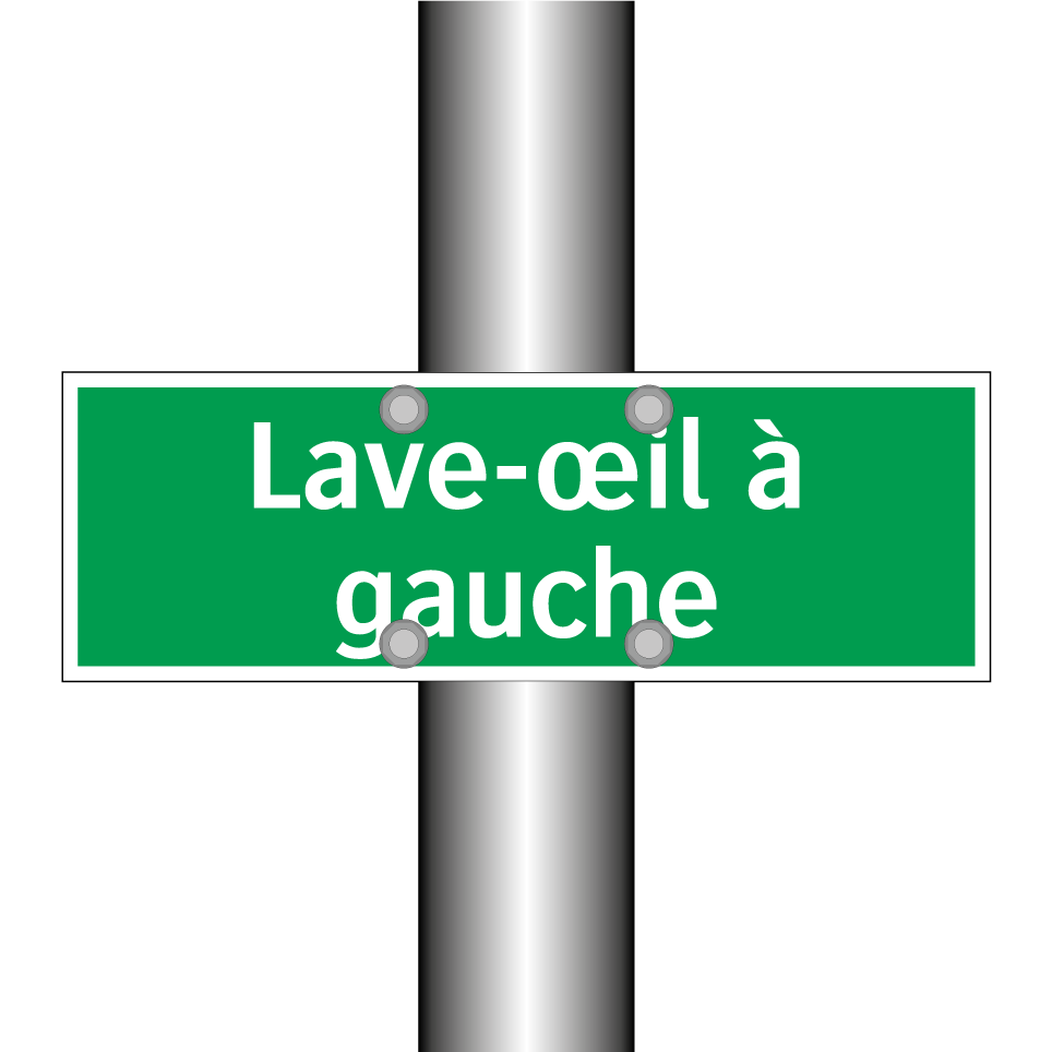 Lave-œil à gauche