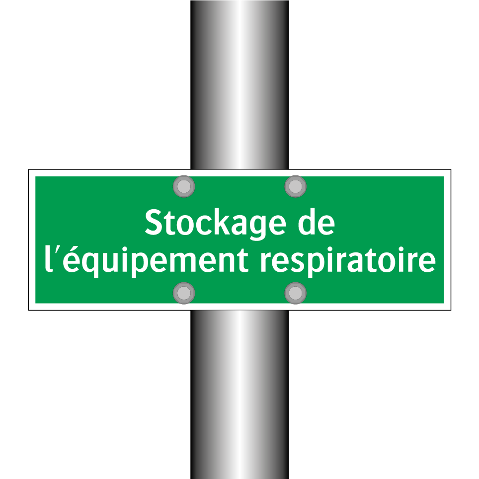 Stockage de l'équipement respiratoire